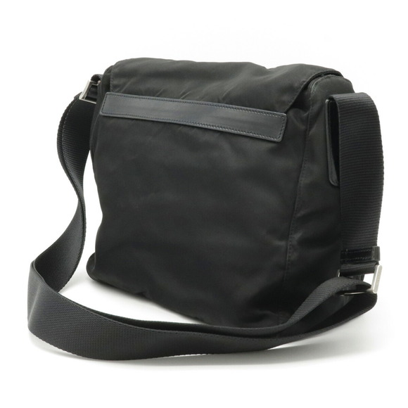 Prada Nylon Nero Black Messenger Leather Bag - Picture 1 of 8